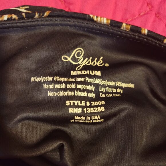 Lysse Animal Print High-Waist Shaping Leggings – Style 2000, Size M - Picture 5 of 5